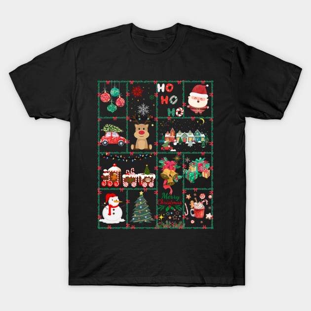 Merry Christmas Design T-Shirt by High Trend